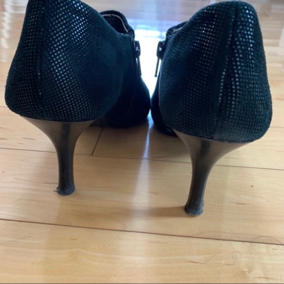 Calvin Klein Black Suede Booties - Picture 5 of 6